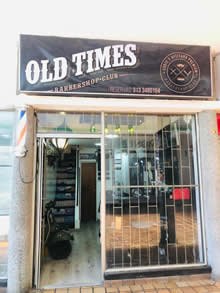 Barbería Old Times.  Barrio Cedritos, norte de Bogotá.  Corte cabello, arreglo de barba, mascarillas, pigmentación capilar, depilación facial, exfoliación, manicure y pedicure tanto para hombres como para mujeres.