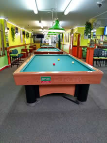 Líder Club Billares Mixtos - Barrio Cedritos, norte de Bogotá.  Mesas de billar 3 bandas, mesas de billar libres, Jimar.
