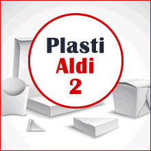 Plasti Aldi 2.  Nueva sede.  Venta de toda clase de productos ecológicos, productos plásticos y desechables, productos de aseo para el hogar y piñatería.  Distribuidor mayorista y al detal.  Punto de fábrica productos plásticos y desechables. Barrio Santa Mónica Cedritos norte de Bogotá, Colombia.