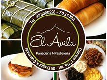 Panaderia y Pasteleria El Ávila. Cedritos, norte de Bogotá. Domicilios. Comida venezolana. Tortas y postres, Hallacas venezolanas, Cochitos de jamón, Mini pan de jamón, Pizca andina, Golfeados, Tequeños, Arepas.