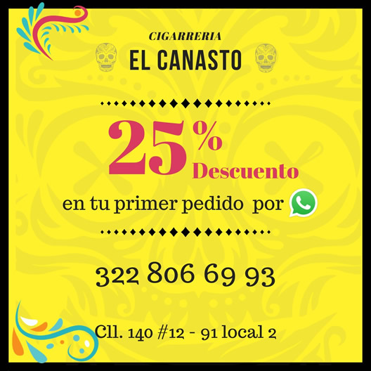 Servicio Domicilio Cigarrería EL CANASTO. Completo surtido de Víveres, Rancho y Licores. Barrio Cedritos, norte Bogotá. Punto Paga Todo Pagatodo Corresponsal.