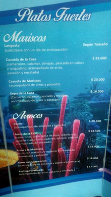 Pescadería Mar Gourmet - Pescados, Mariscos y Carnes - Restaurante en Cedritos, Bogotá. Domicilios. Ceviche, Cazuela de mariscos, Paella, Róbalo, Salmón, Trucha, Pargo Rojo, Tilapia, Langosta.