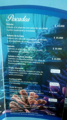 Pescadería Mar Gourmet - Pescados, Mariscos y Carnes - Restaurante en Cedritos, Bogotá. Domicilios. Ceviche, Cazuela de mariscos, Paella, Róbalo, Salmón, Trucha, Pargo Rojo, Tilapia, Langosta.