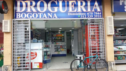 Servicio a Domicilio Drogueria Bogotana, Barrio El Contador, Cedritos, Norte de Bogotá.  Medicamentos, Pañales, Leches, Inyectología, Helados.  Recibimos todas las tarjetas. Datafono. Nequi. Daviplata. Calle 136 No. 18 B - 40 Barrio Contador.