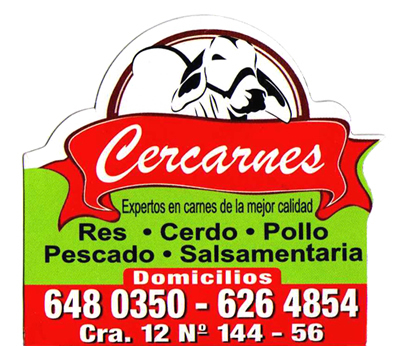 Cercarnes Cedritos, Bogotá.  Carnes finas, salsamentaria, pescado, res, cerdo, pollo, lácteos, quesos, domicilios.