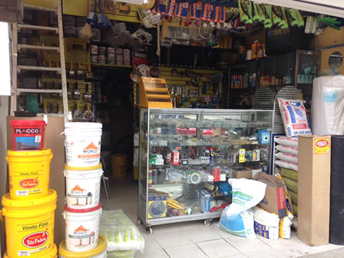 Servicio de plomería, electricidad. Cedritos, norte de Bogotá. Domicilios. Depósito y Ferretería San Fernando. Venta de materiales y accesorios para construcción.