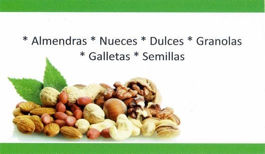 Nutri Frutos Mayorista. Tienda naturista, venta de productos naturales. Almendras, Nueces, Dulces, Granolas, Galletas, Semillas. Frutos secos en general. Barrio Cedritos, norte de Bogotá.