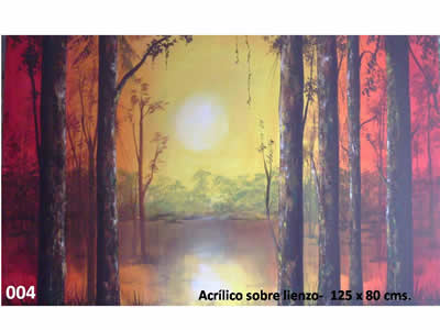 SANTIAGO SERRA BARRETO. Pintor-Ilustrador. Decoración, venta de arte en Barrio Cedritos, norte de Bogotá. Venta y elaboración de Cuadros. Técnicas en: Oleo, Acrílico, Carboncillo y Sanguina sobre Lienzo.
