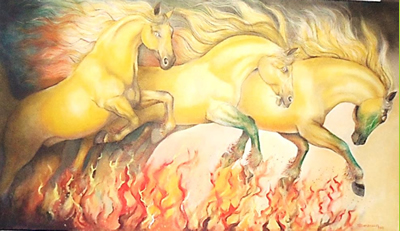 SANTIAGO SERRA BARRETO. Pintor-Ilustrador. Decoración, venta de arte en Barrio Cedritos, norte de Bogotá. Venta y elaboración de Cuadros. Técnicas en: Oleo, Acrílico, Carboncillo y Sanguina sobre Lienzo.